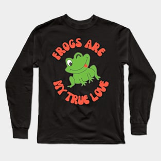 I Love Frogs Long Sleeve T-Shirt